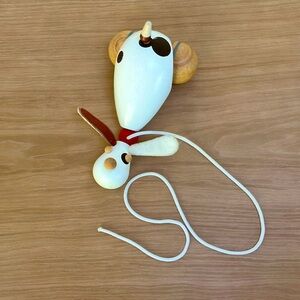 PlanToys Wooden Puppy Pull Toy